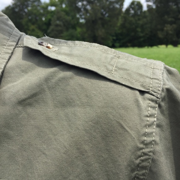 Vintage C.C. Filson Hunting Safari Shirt Sz 44 - Picture 6 of 8